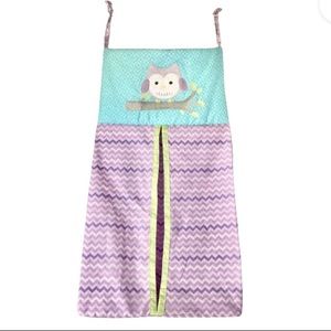 Nursery Diaper Stacker NOJO Owl Love Birds Collection  23 x 13 x  8 inches